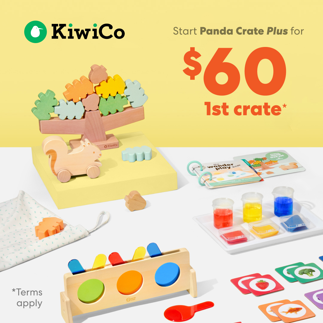 Kids & Baby Facebook ad example 45: SAVE on Panda Crate Plus