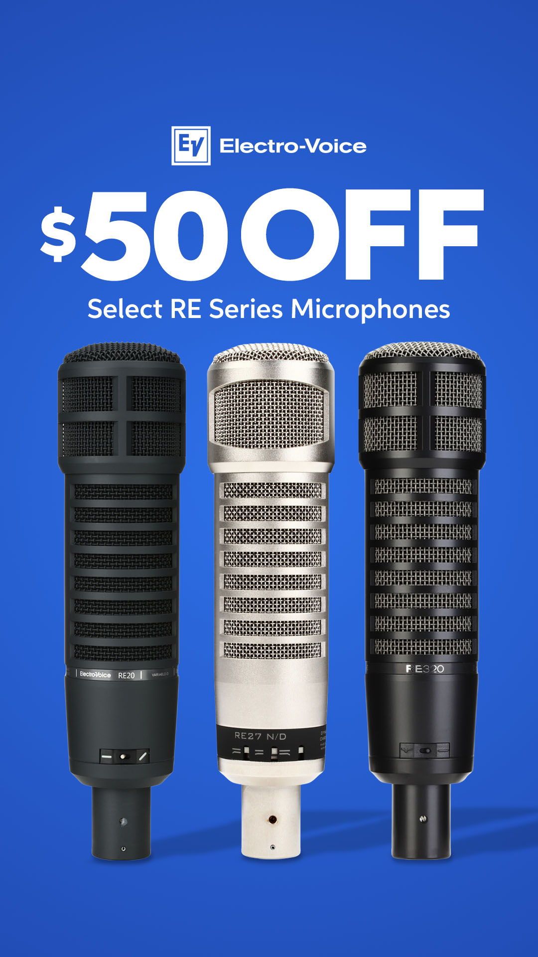 Entertainment Facebook ad example 43: Electro-Voice RE Series