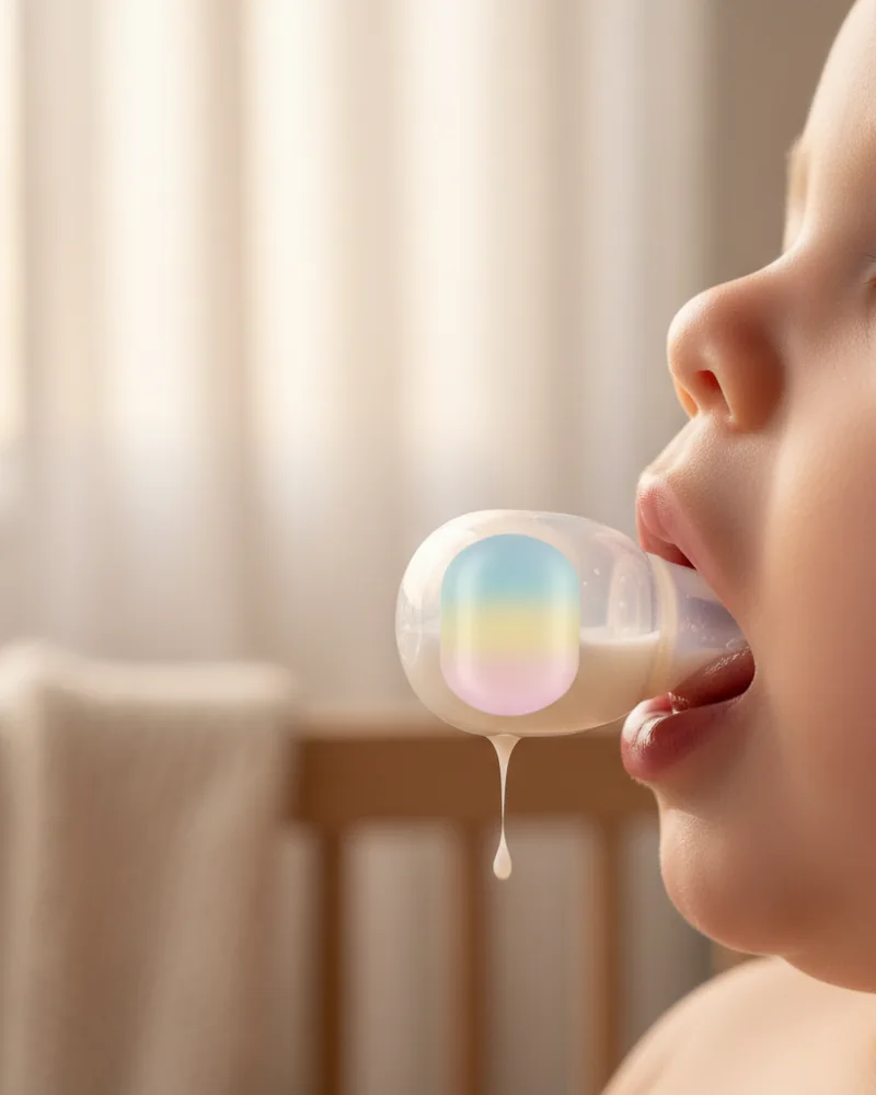 Baby Products ad creative example 1: The bottle picky babies finish.