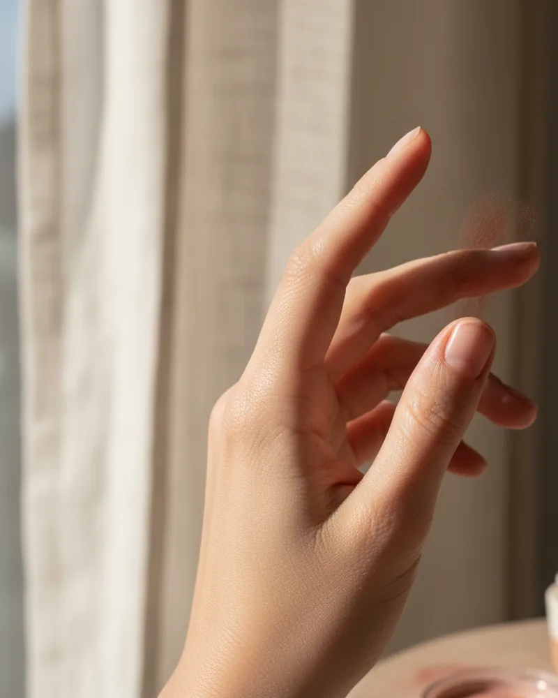 Beauty ad creative example 1: This blush sold out twice.