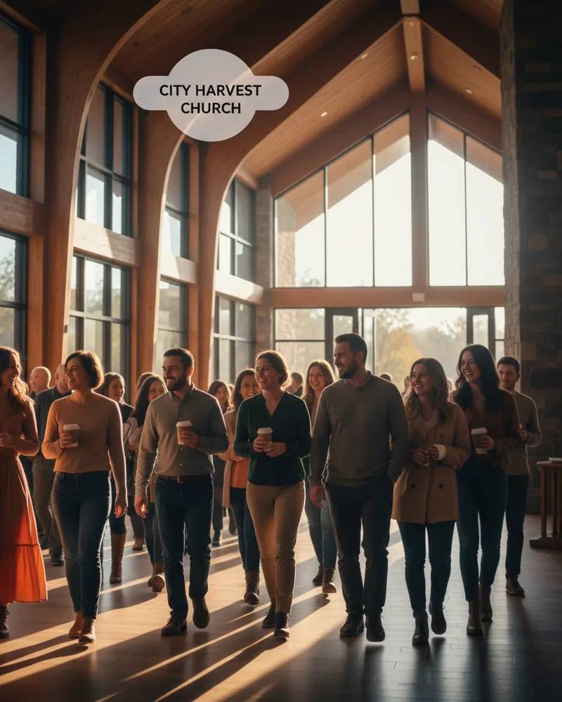 Churches ad creative example 1: New series. Sundays at 10.