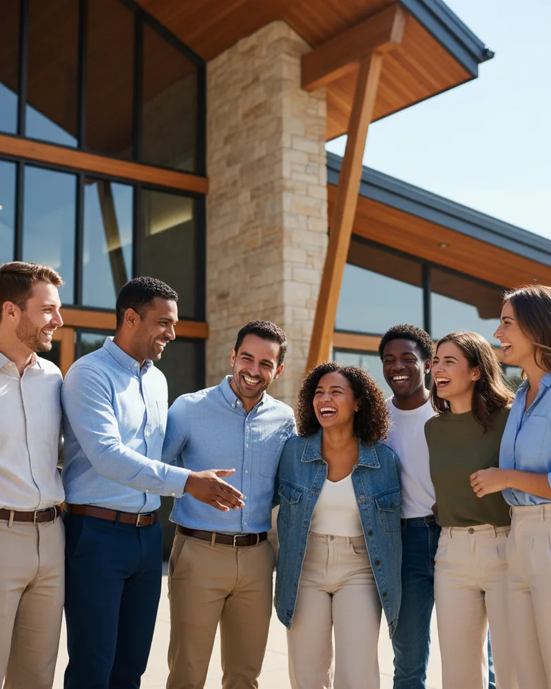 Churches ad creative example 3: First time? Here is what to expect.