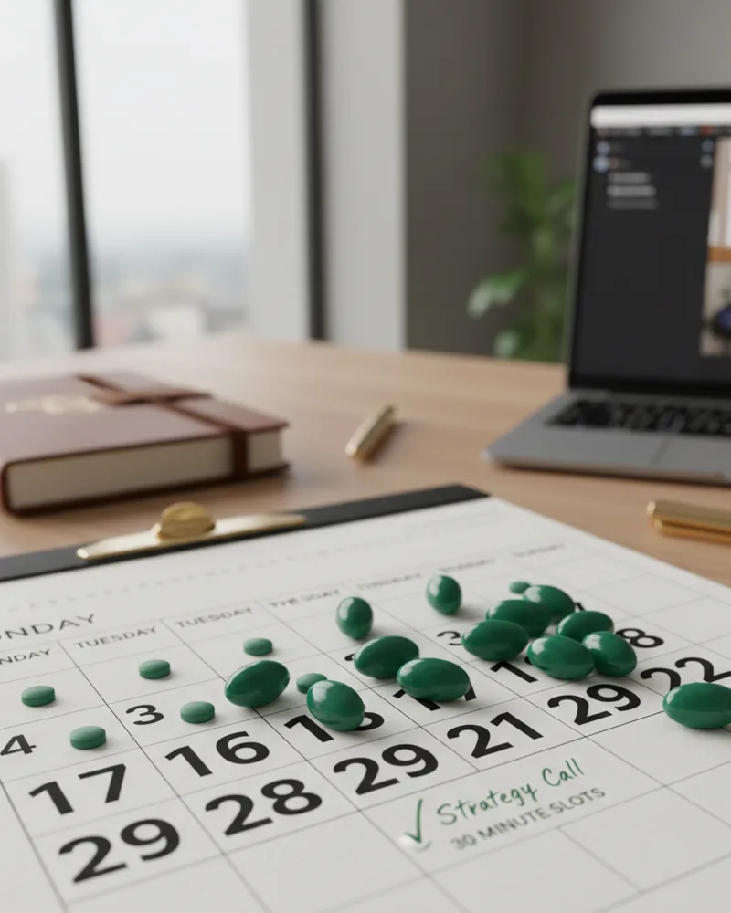 Coaching ad creative example 3: Free 30-minute call this week.