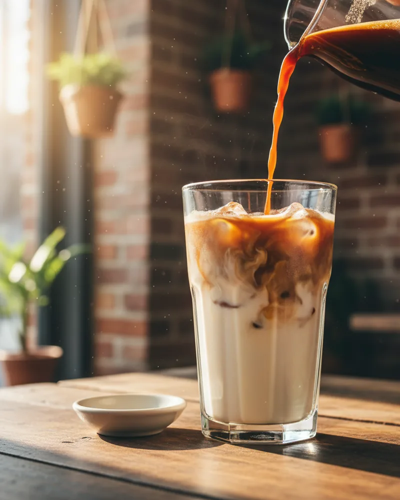 Coffee Shops ad creative example 1: Tuesday is iced day.