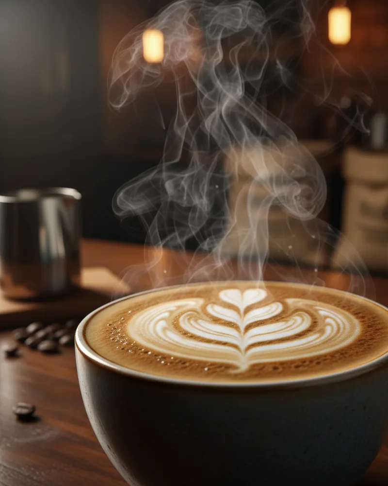 Coffee Shops ad creative example 2: New seasonal latte. Today.