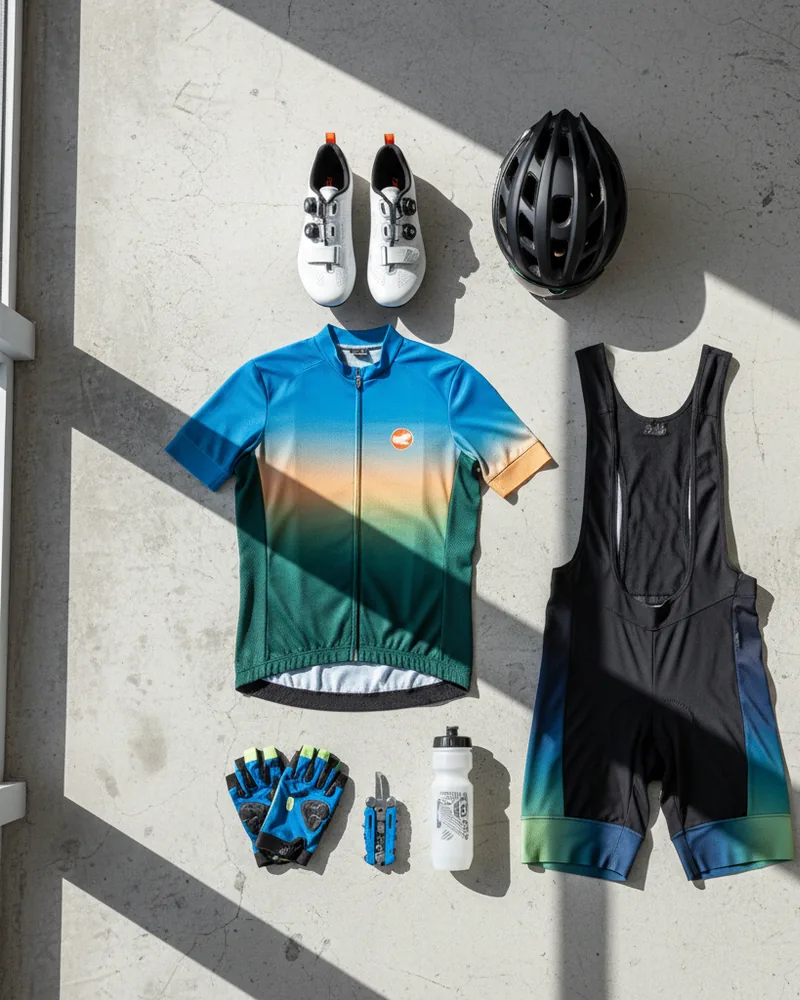 Cycling ad creative example 2: Spring kit. Build it.