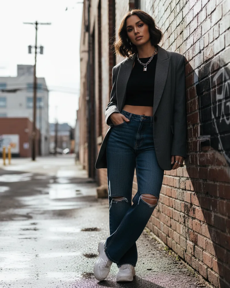 Fashion ad creative example 2: 60 seconds. One outfit. Three ways.