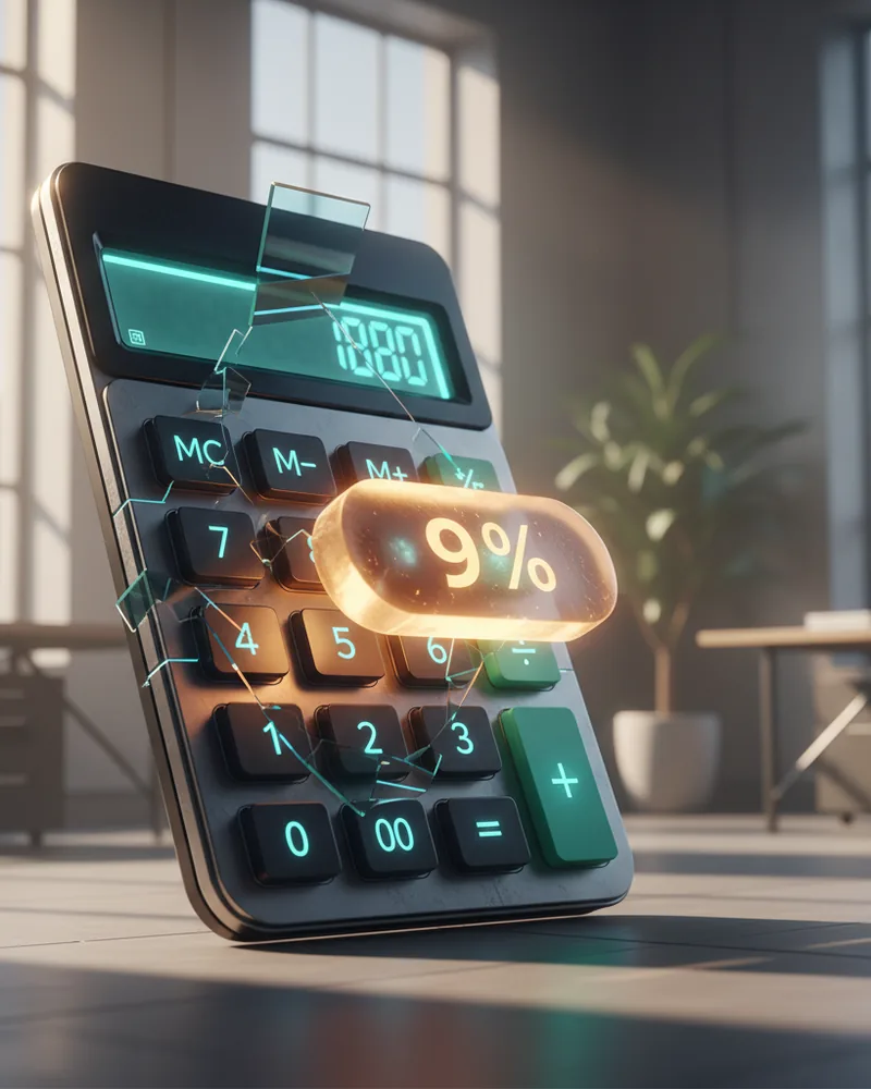 Finance ad creative example 1: Save 9% on your next refi.