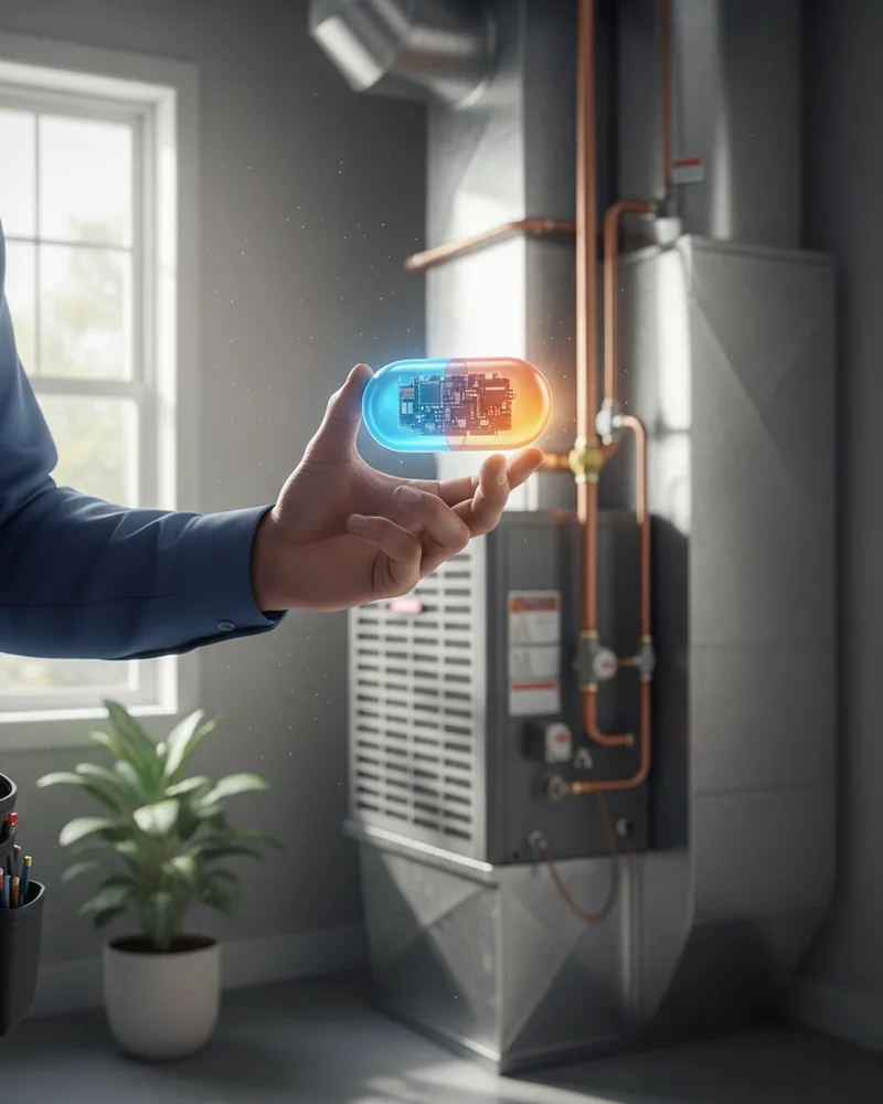 HVAC ad creative example 1: Tune-up special. $89 this month.