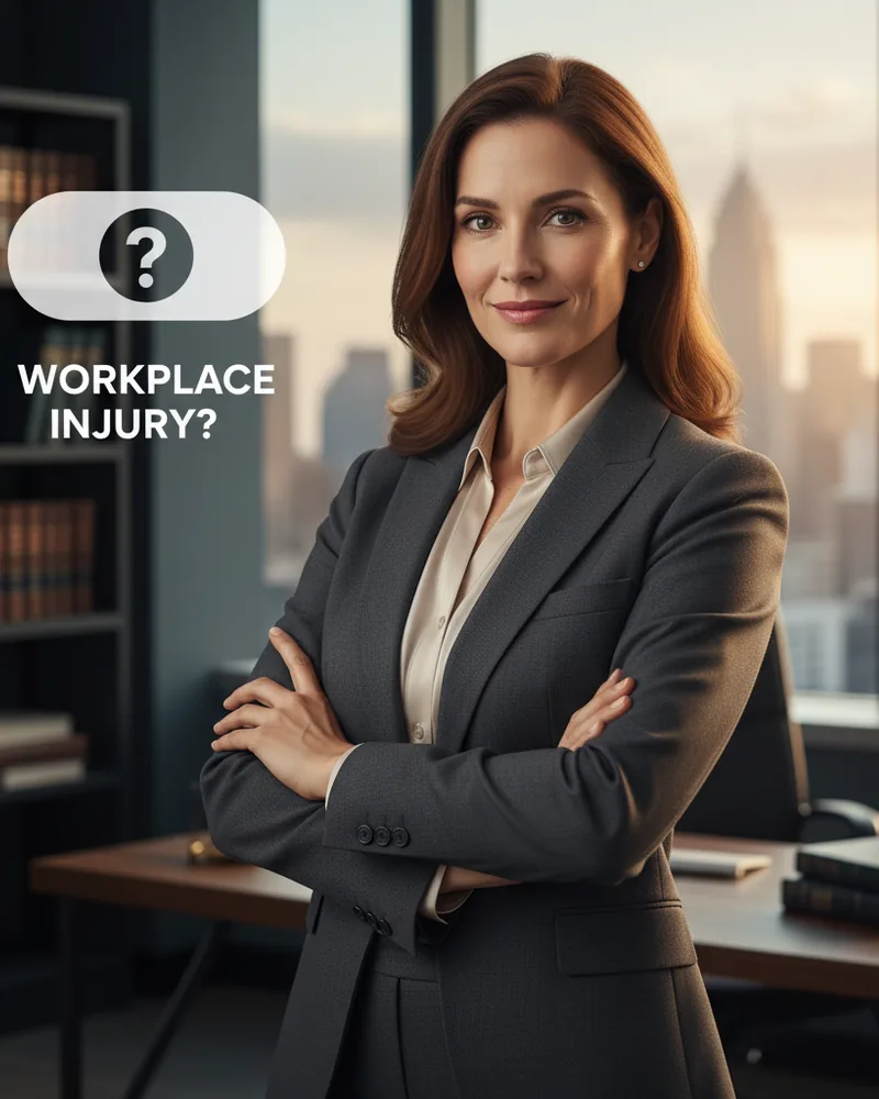 Law Firms ad creative example 1: Hurt at work? Know your rights.