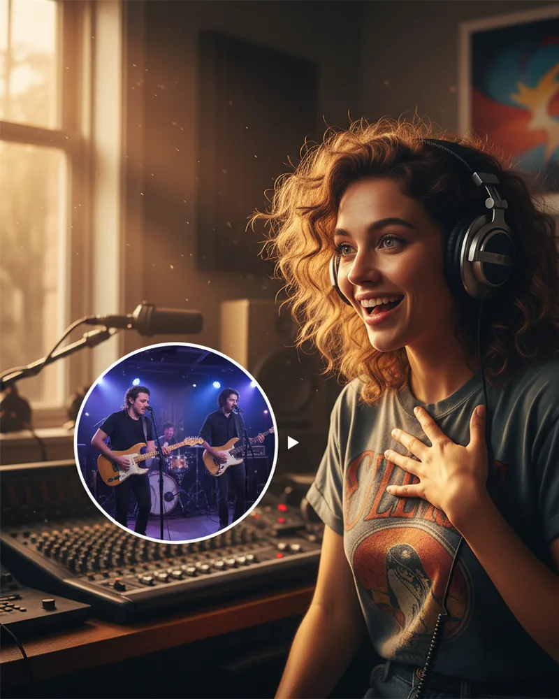 Music ad creative example 3: If you liked their last drop, listen now.