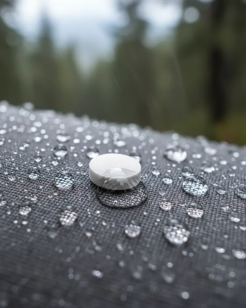 Outdoor Recreation ad creative example 3: Tested in the rain. Then again.