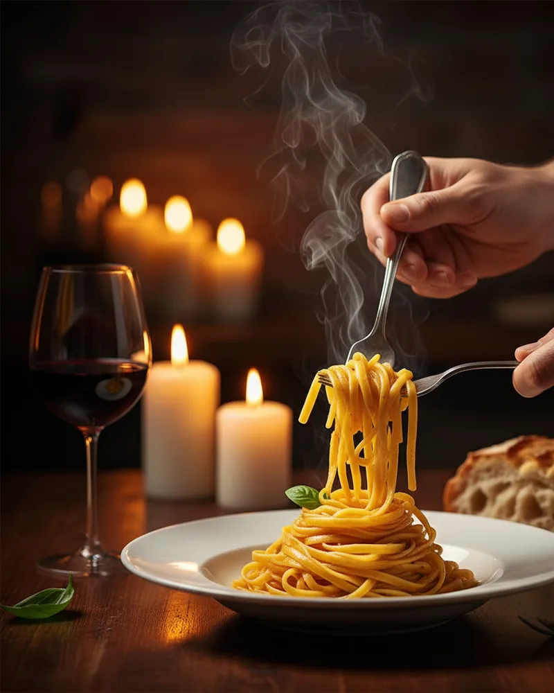 Restaurants ad creative example 2: The pasta everyone keeps posting.