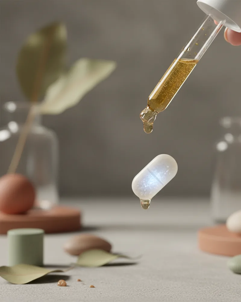 Skincare ad creative example 2: 1% niacinamide. No fluff.