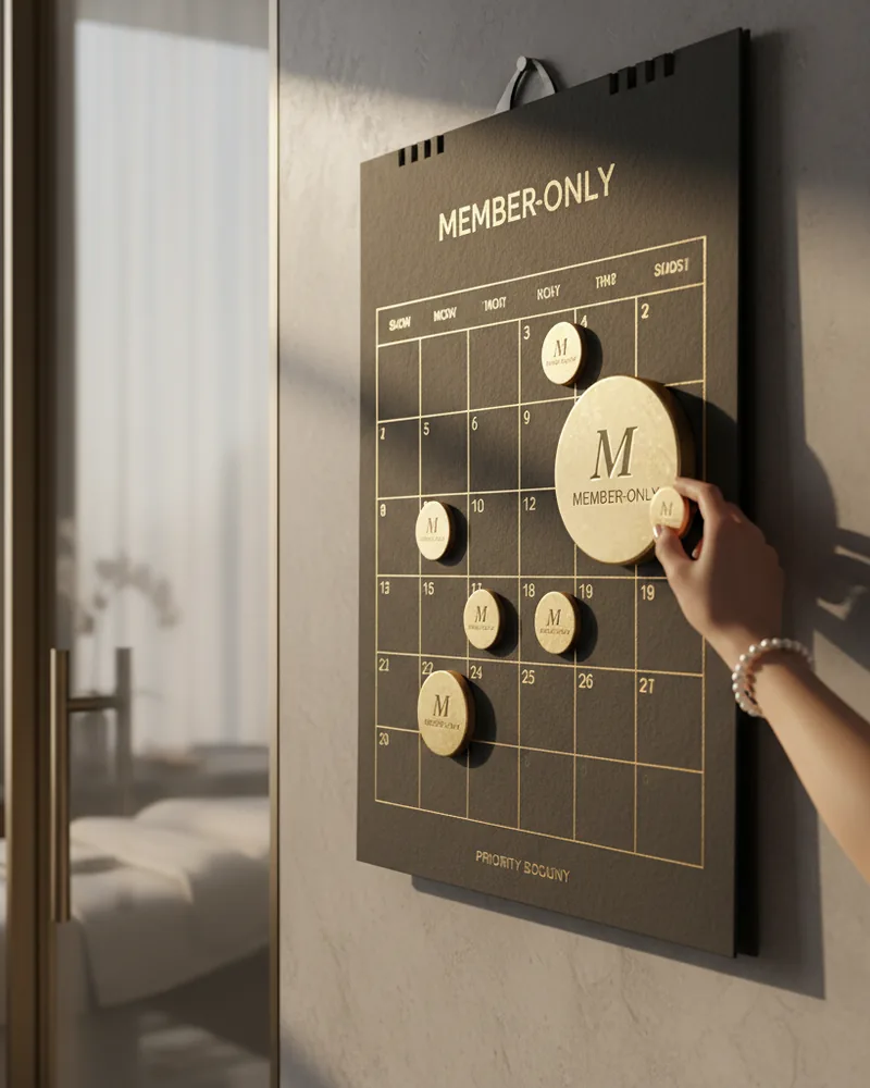 Spas ad creative example 3: Membership perks. Skip the wait.