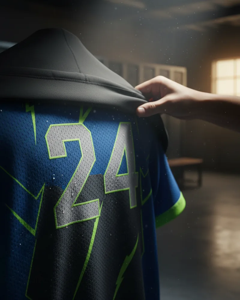 Sports ad creative example 2: Drop locker. New jersey live.