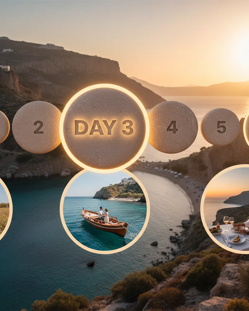 Travel ad creative example 2: What you actually do on day 3.