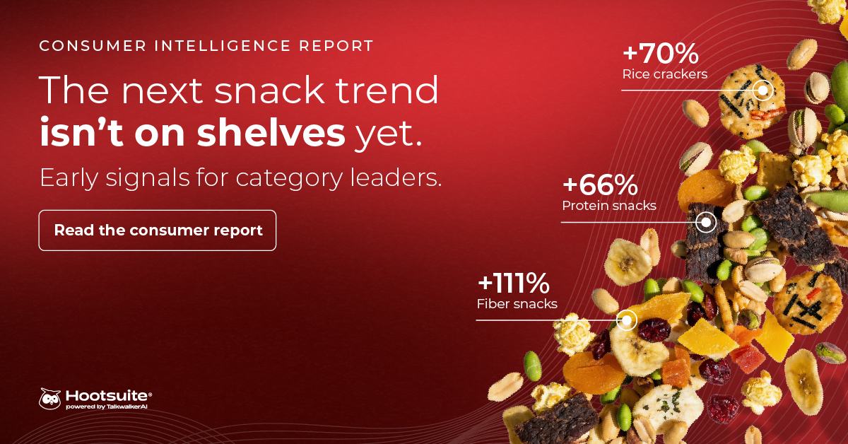 Software Facebook ad example 27: Snack Trends: New CPG Intelligence