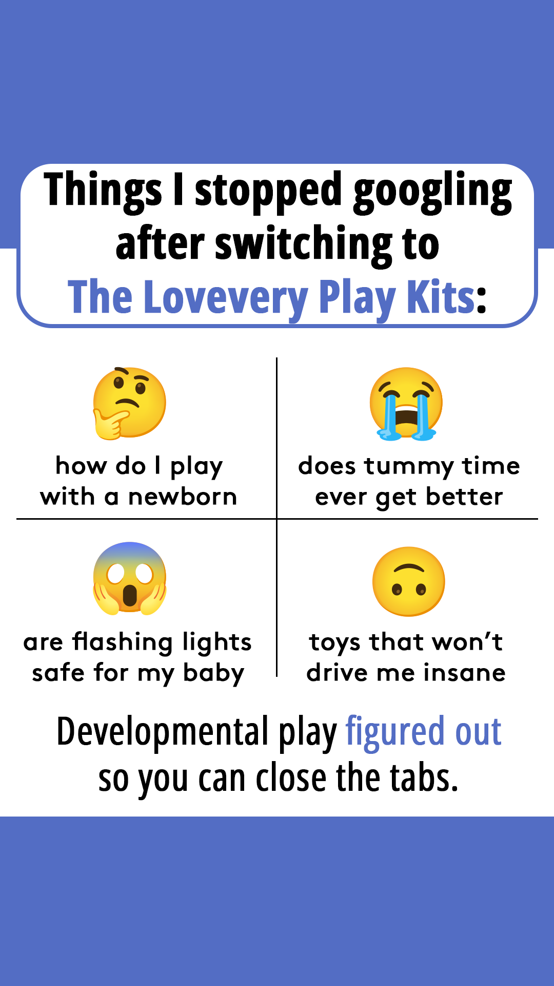 Kids & Baby Facebook ad example 49: The Play Kits by Lovevery