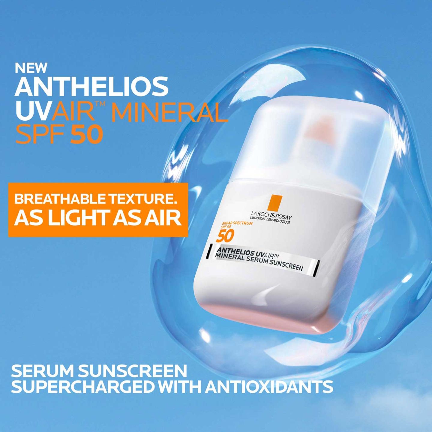 Beauty Facebook ad example 45: Light as air face sunscreen
