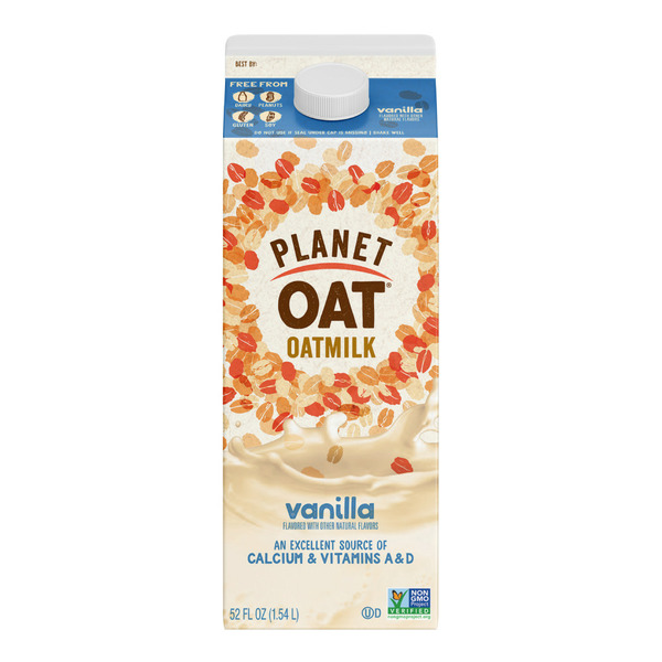 Apps Facebook ad example 23: Planet Oat Vanilla Oatmilk