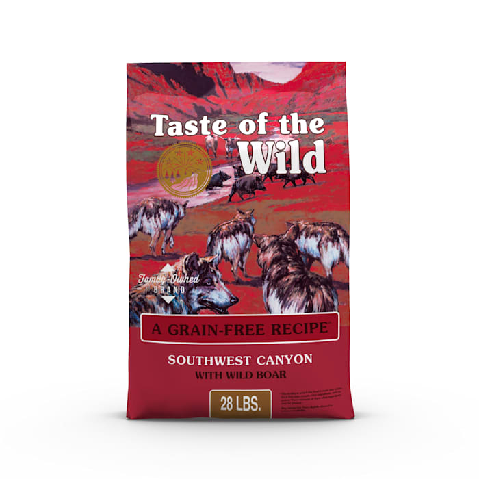 Pets Facebook ad example 42: Taste of the Wild Southwest Canyon Grain-Free Wild Boar Dry Dog Food, 28 lbs