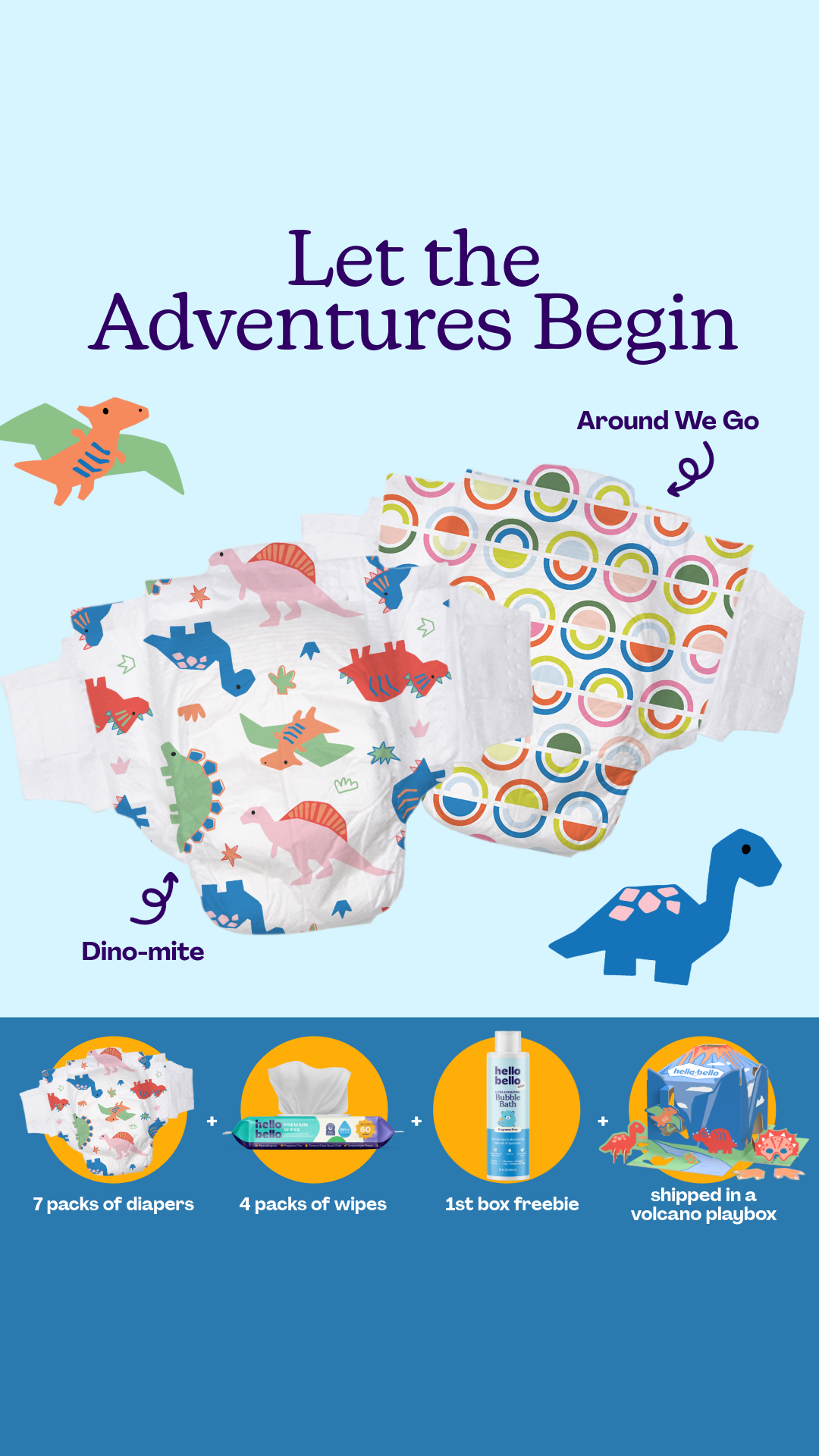 Kids & Baby Facebook ad example 31: Stock up for the next adventure​!