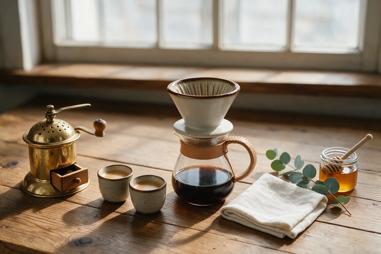 Seedream 5.0 Pro showcase: Morning coffee still life