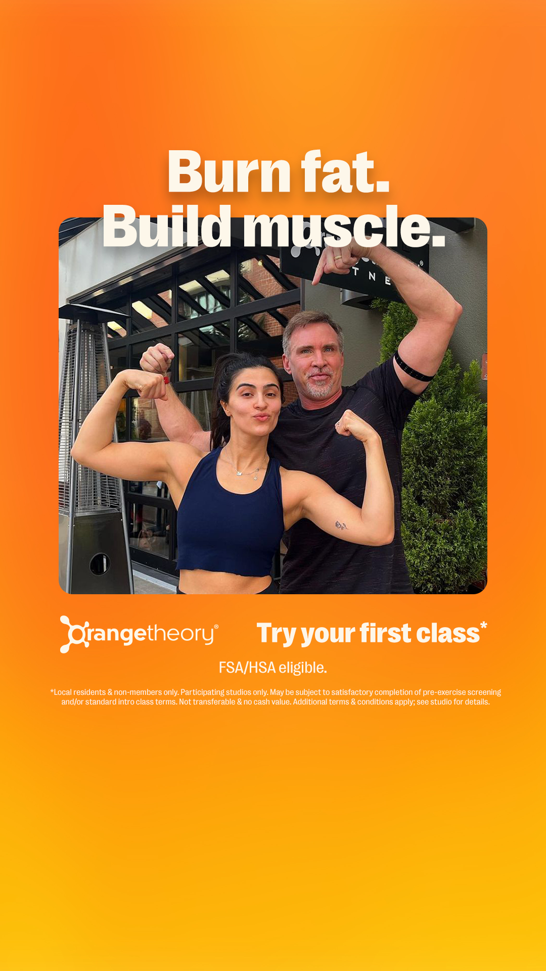 Fitness Facebook ad example 37: Try Your First Class​