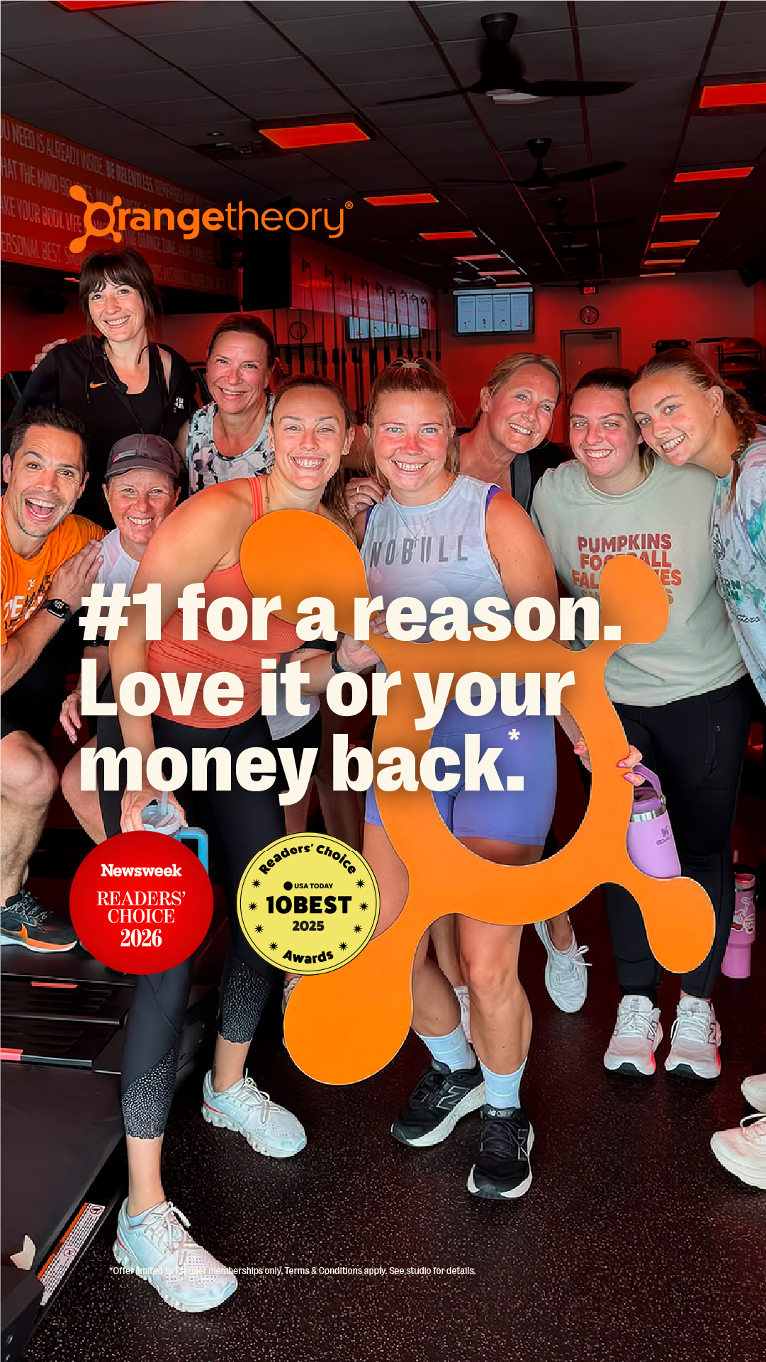 Fitness Facebook ad example 38: We’re officially #1