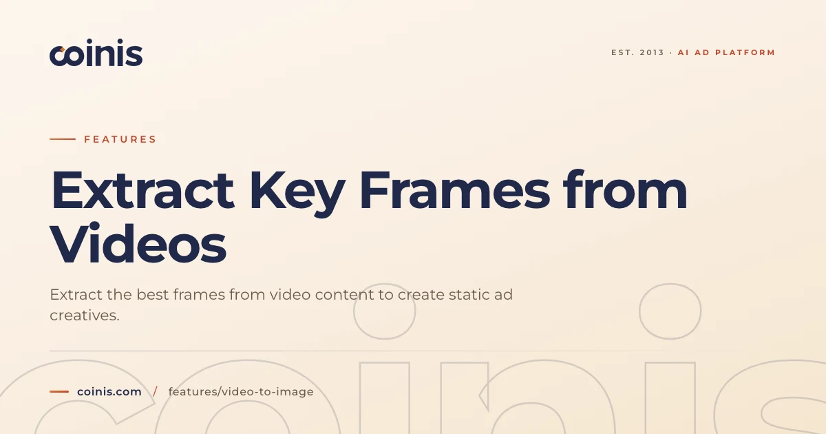 Video to Image | Extract Key Frames from Videos | Coinis
