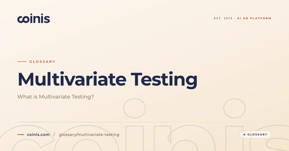 Multivariate Website Test Measurement Example Multivariate Testing (MVT): Definition & Examples | Coinis