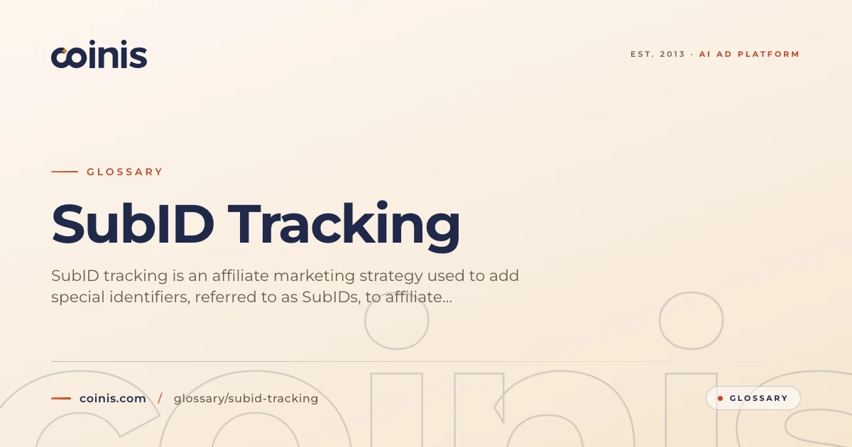 SubID Tracking: How Affiliates Segment Traffic Sources