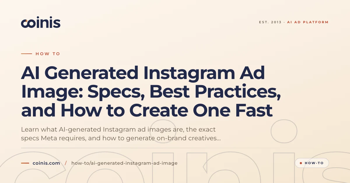 AI Generated Instagram Ad Image: Specs, Best Practices, and How to ...