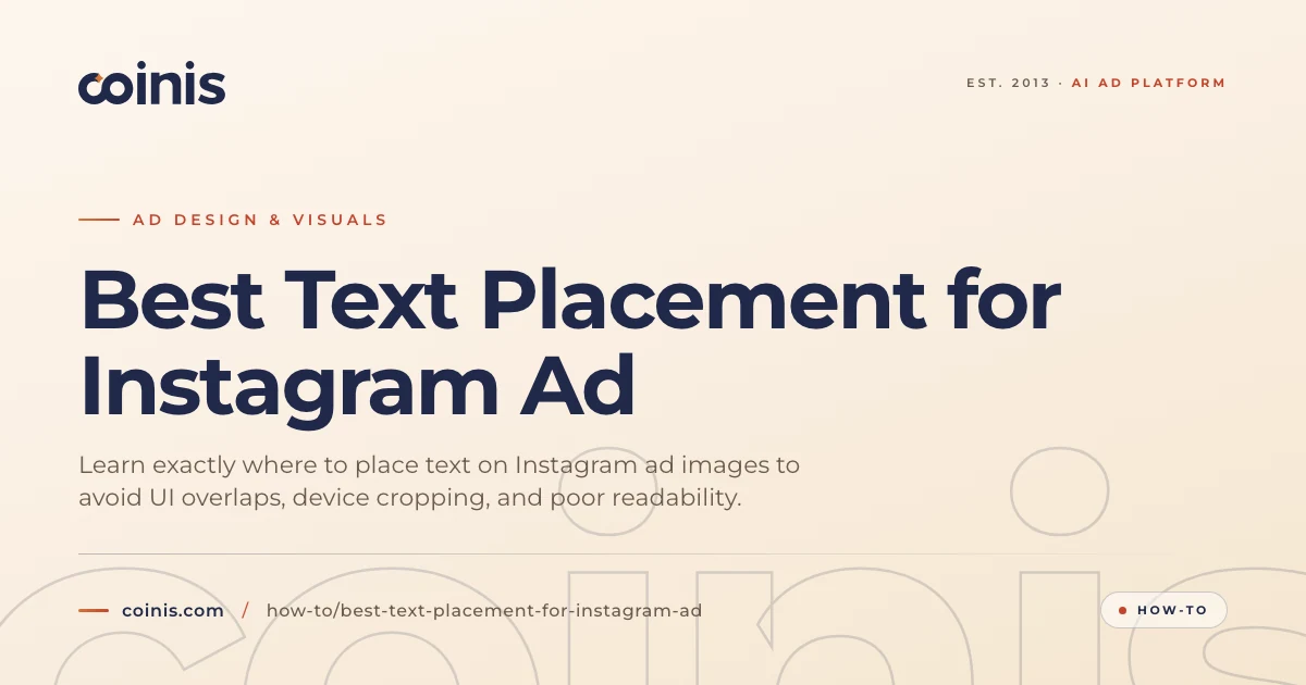 Instergram Text Box Best Text Placement for Instagram Ad | Coinis