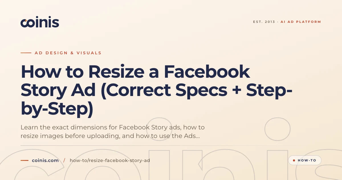Step Rocker Facebook Ad How to Resize a Facebook Story Ad (Correct Specs + Step-by-Step) | Coinis