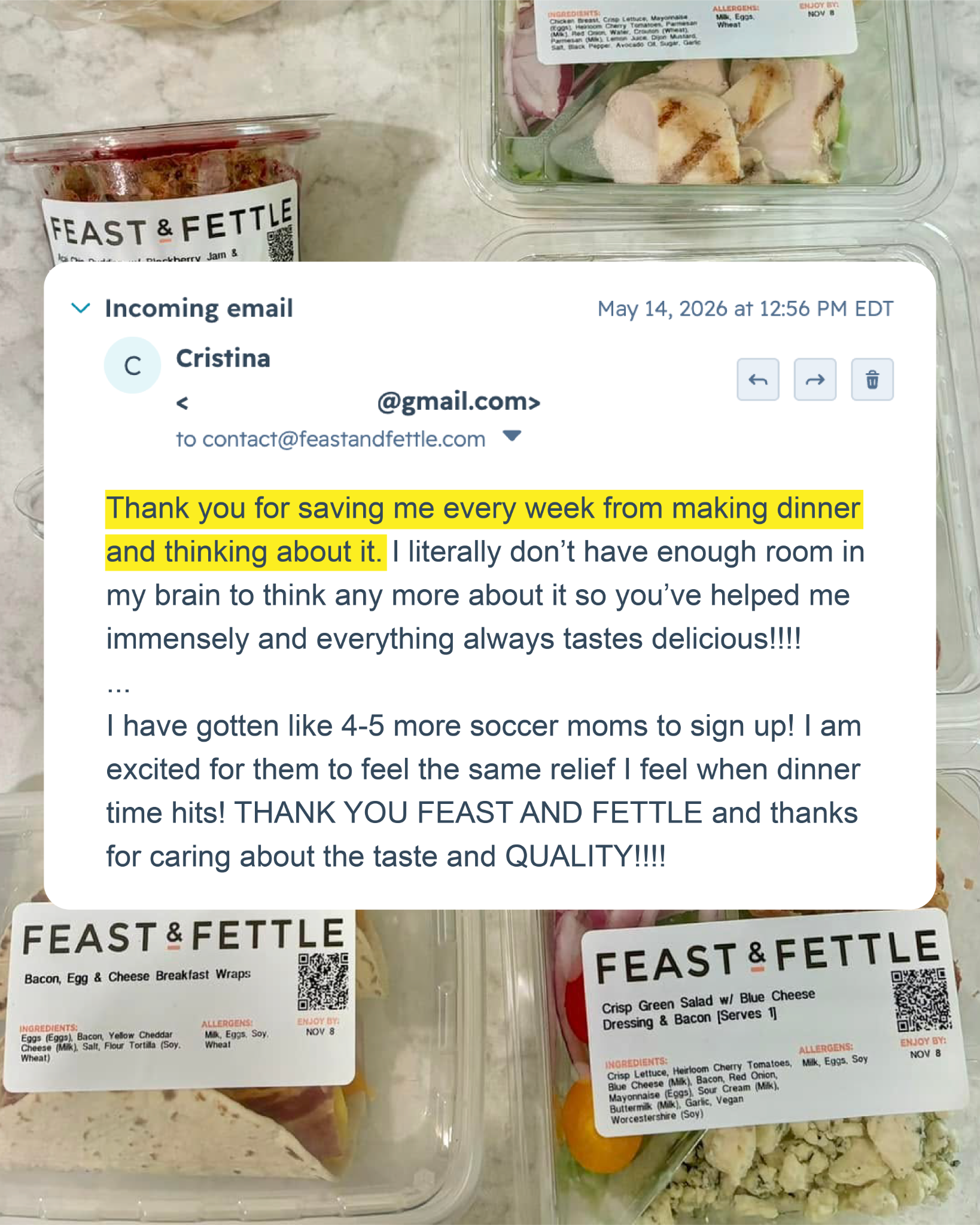 Supplements Facebook ad example 28: Made By Moms, For Moms