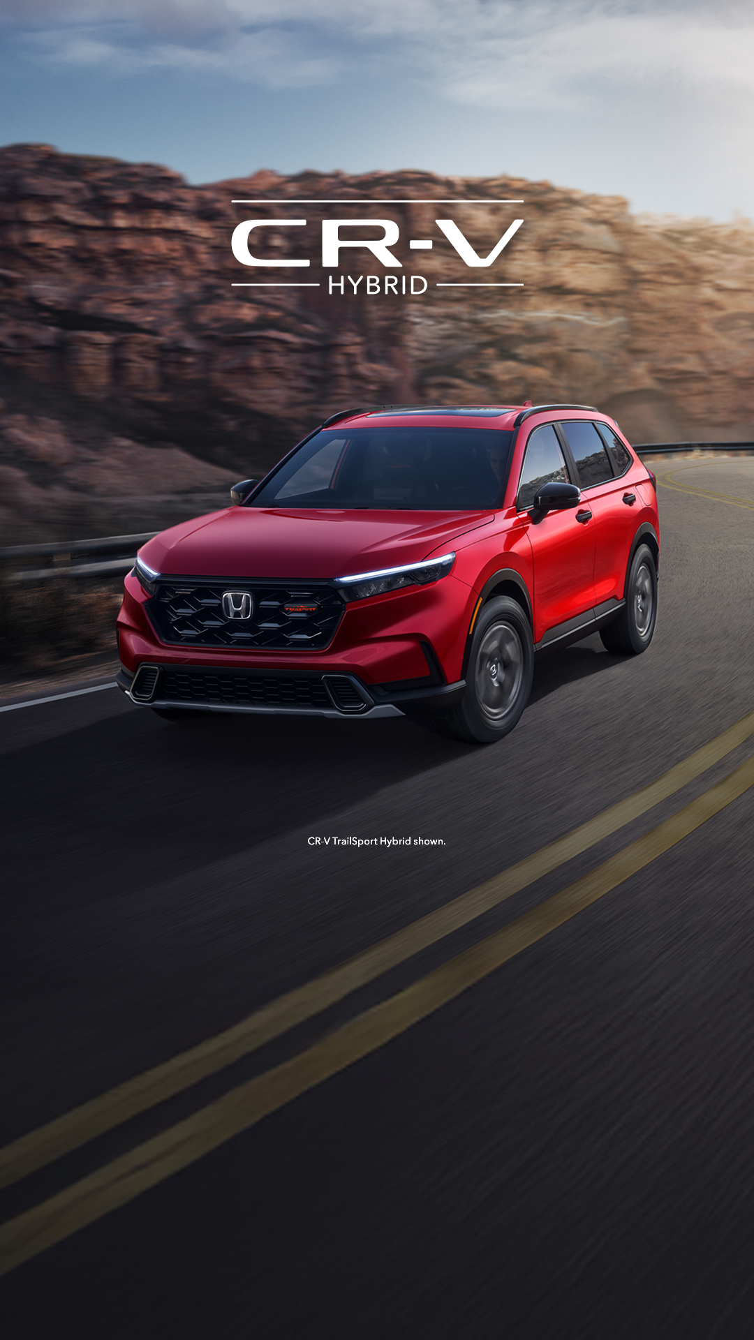 Automotive Facebook ad example 49: CR-V Hybrid for the Win