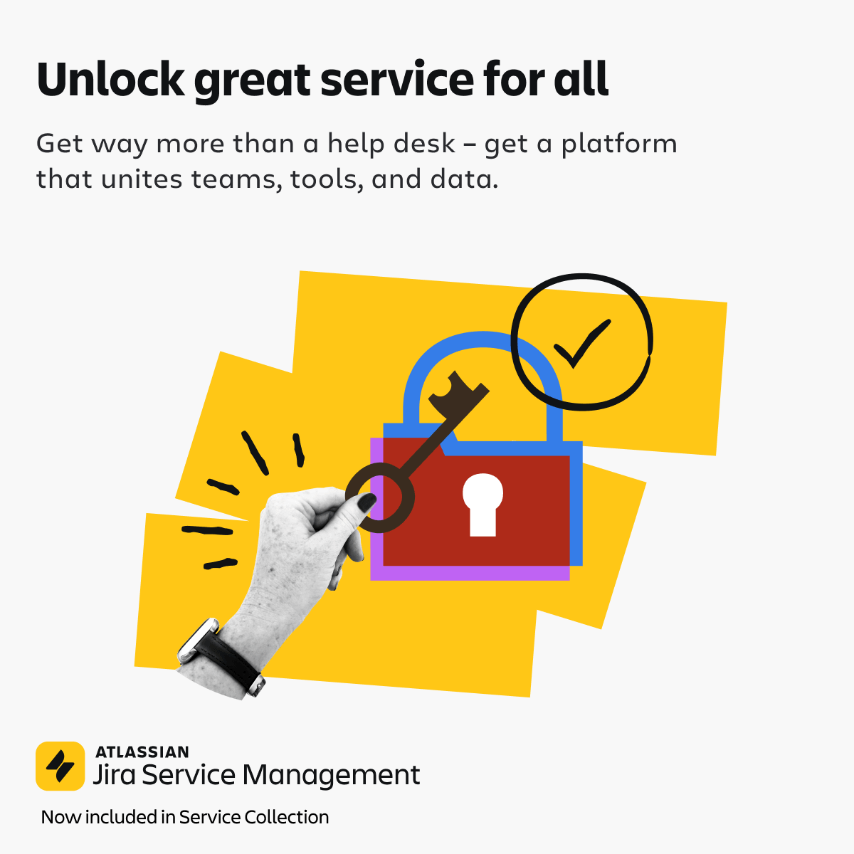 Software Facebook ad example 41: Service Collection is built for all teams