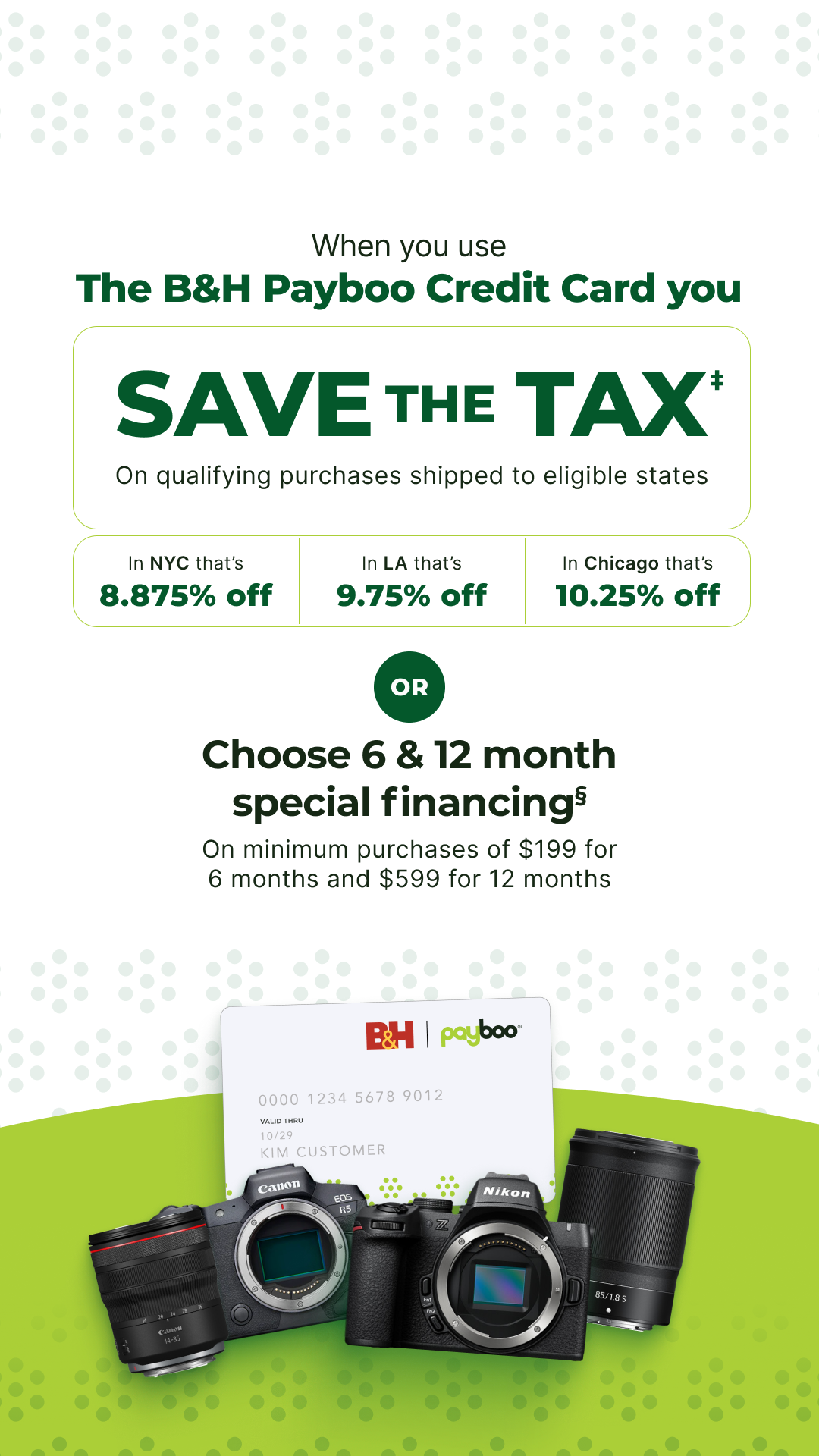 Photography Facebook ad example 44: Save With Payboo