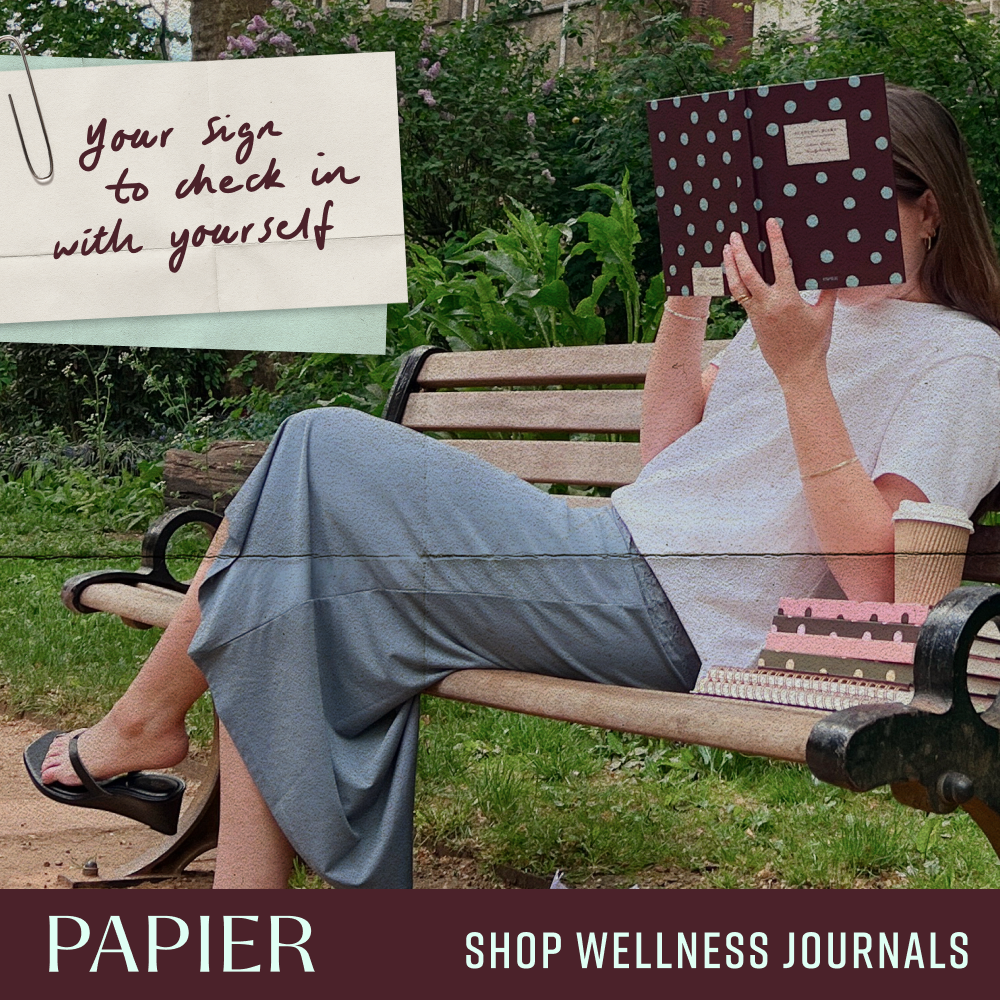 Weddings Facebook ad example 9: Shop wellness journals