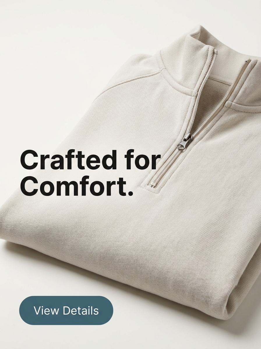 Coinis AI image ad for Apparel