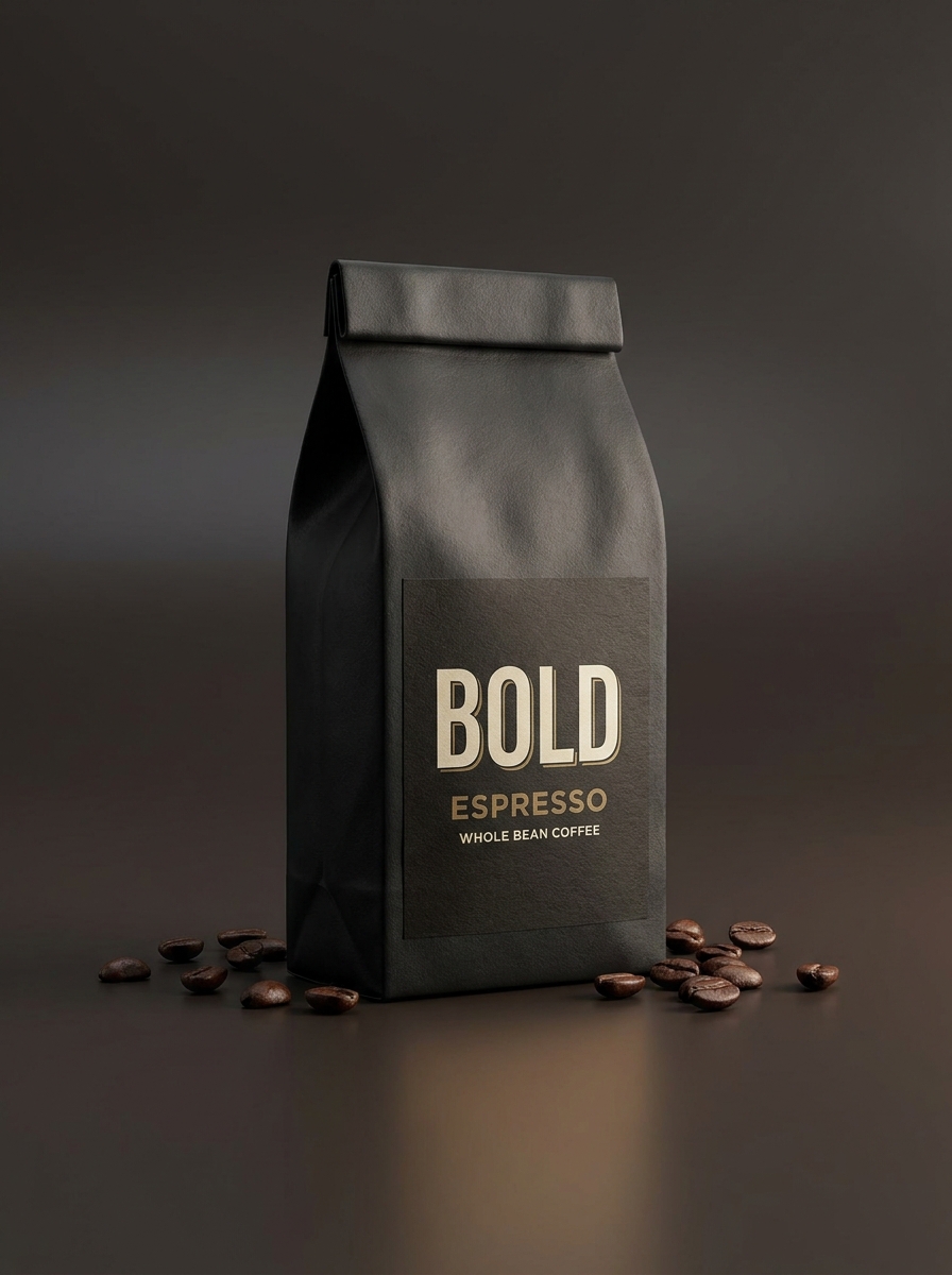 Coinis AI image ad for Coffee