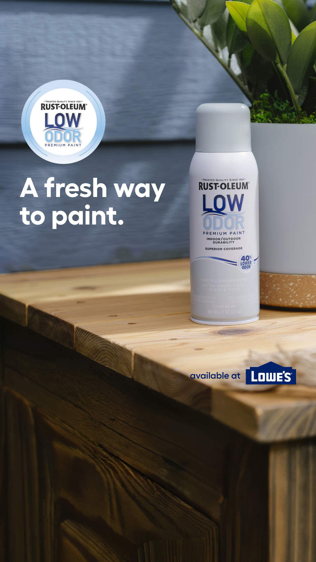 Home Facebook ad example 47: Minimizes spray paint odor.
