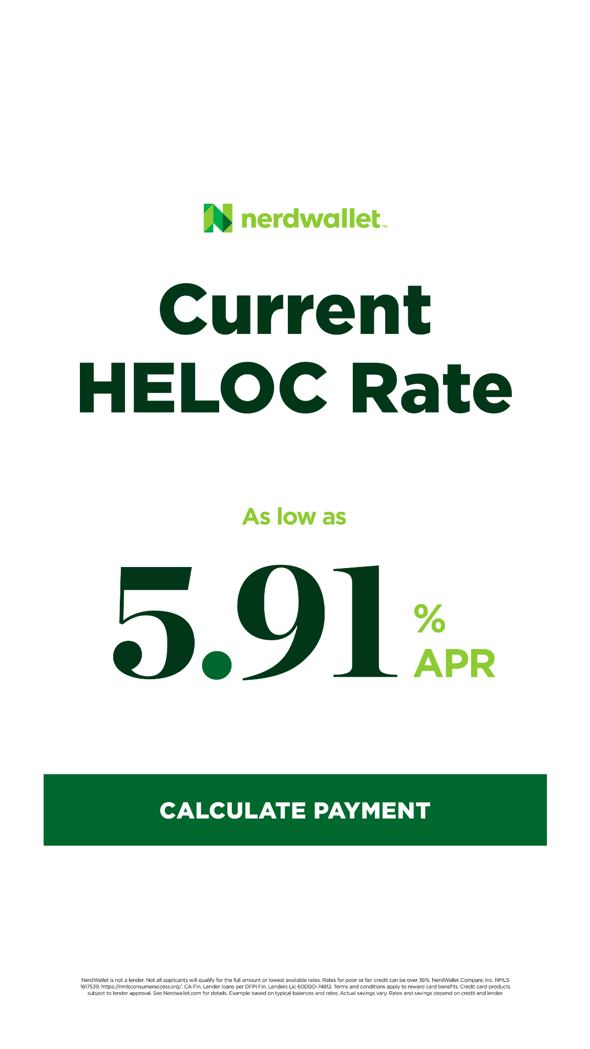 Finance Facebook ad example 22: Home Equity Line of Credit