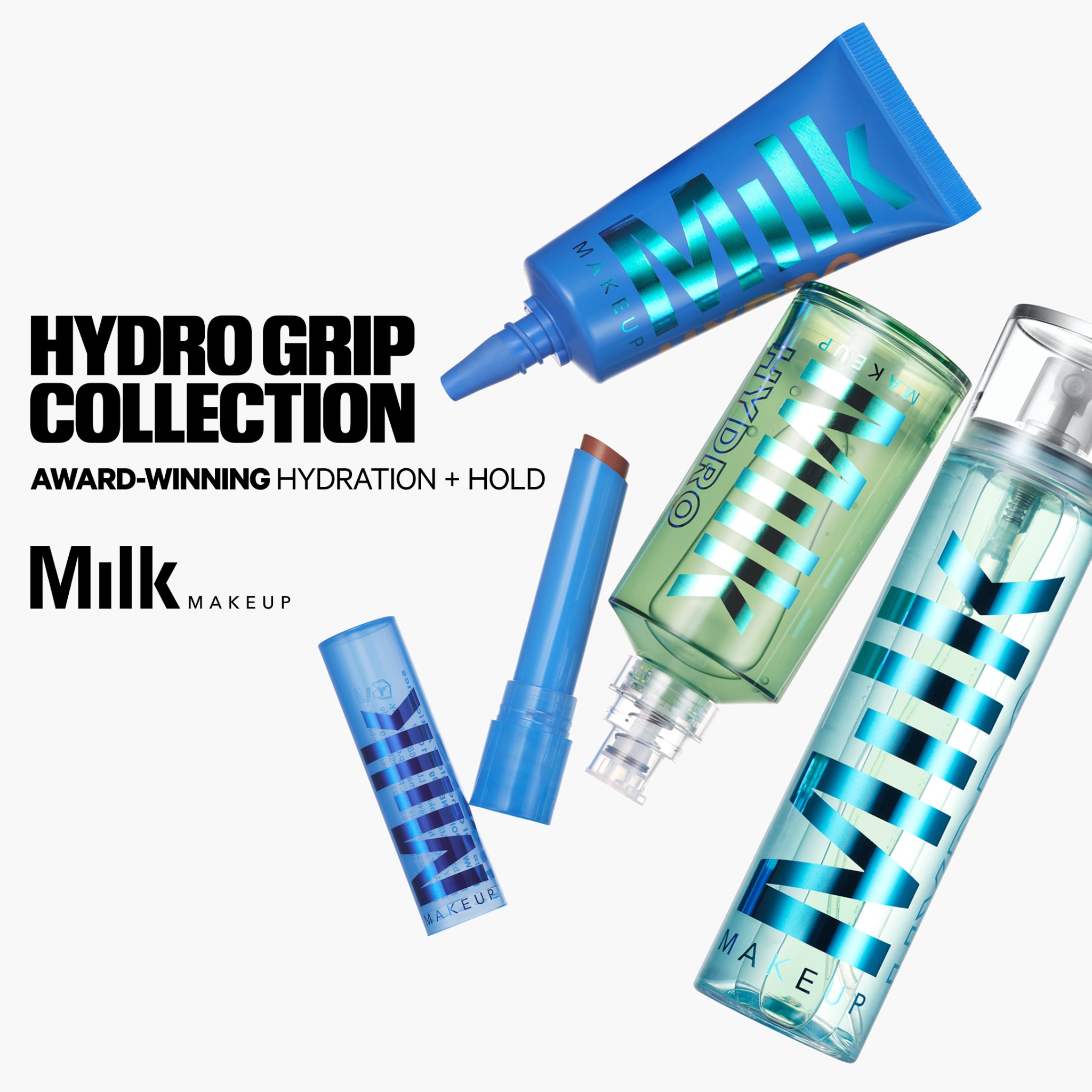 Beauty Facebook ad example 6: Shop Hydro Grip Collection | Clean. Vegan. Cruelty-free.