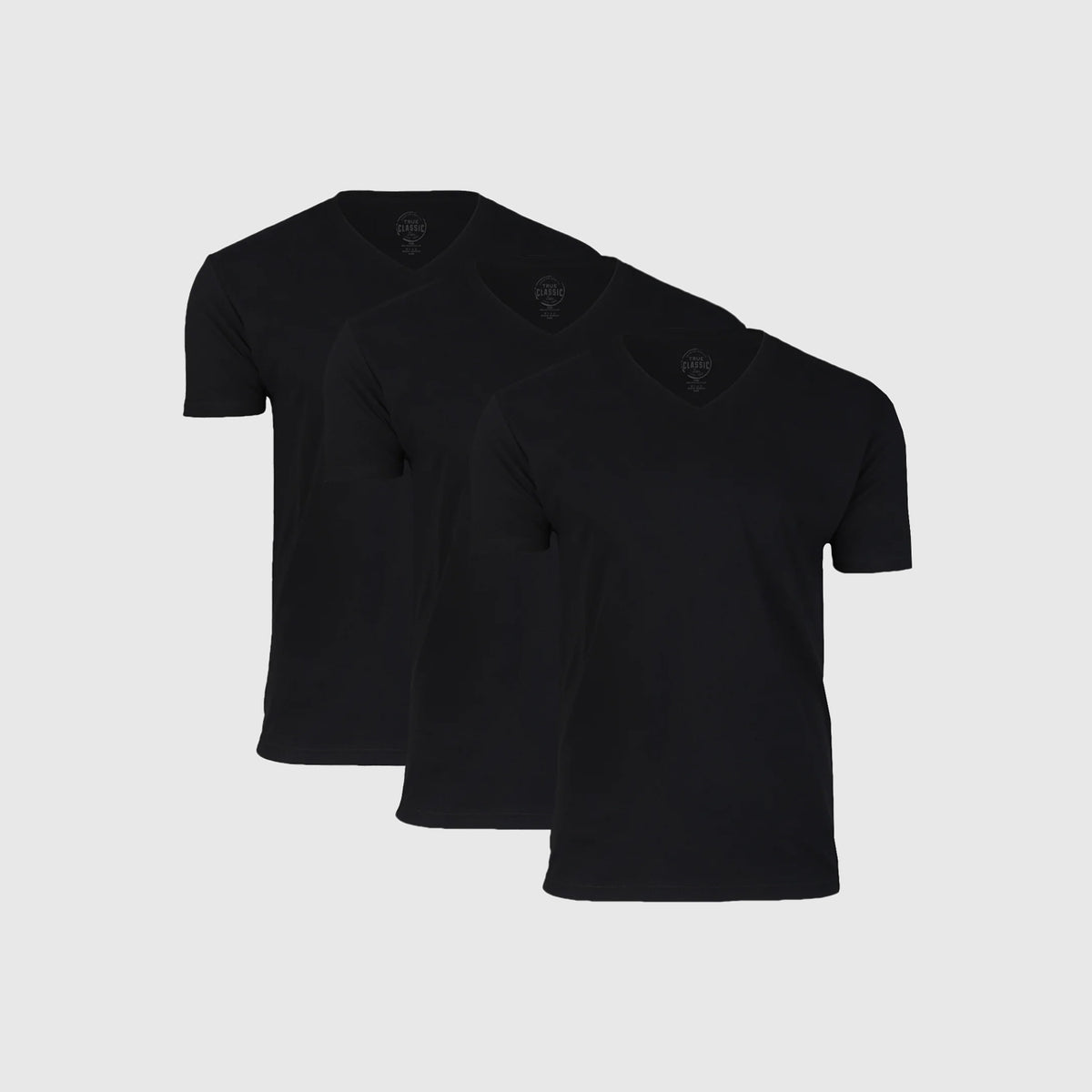 New Brands 2025 2026 Facebook ad example 44: Black Classic V-Neck 3-Pack