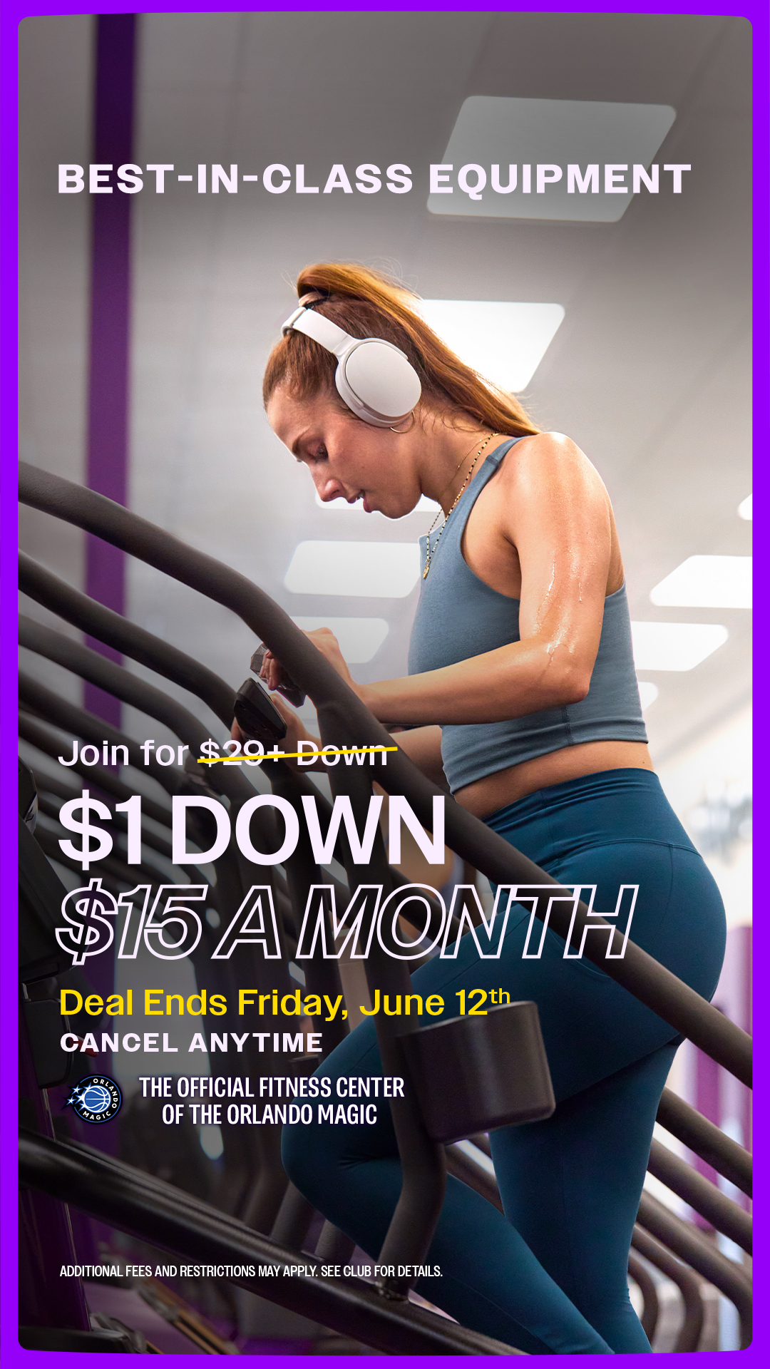 Fitness Facebook ad example 29: JOIN PLANET FITNESS