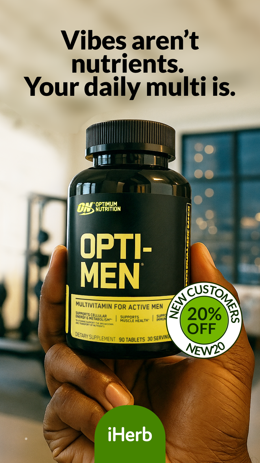 Ecommerce Facebook ad example 23: Shop fresh vitamins now