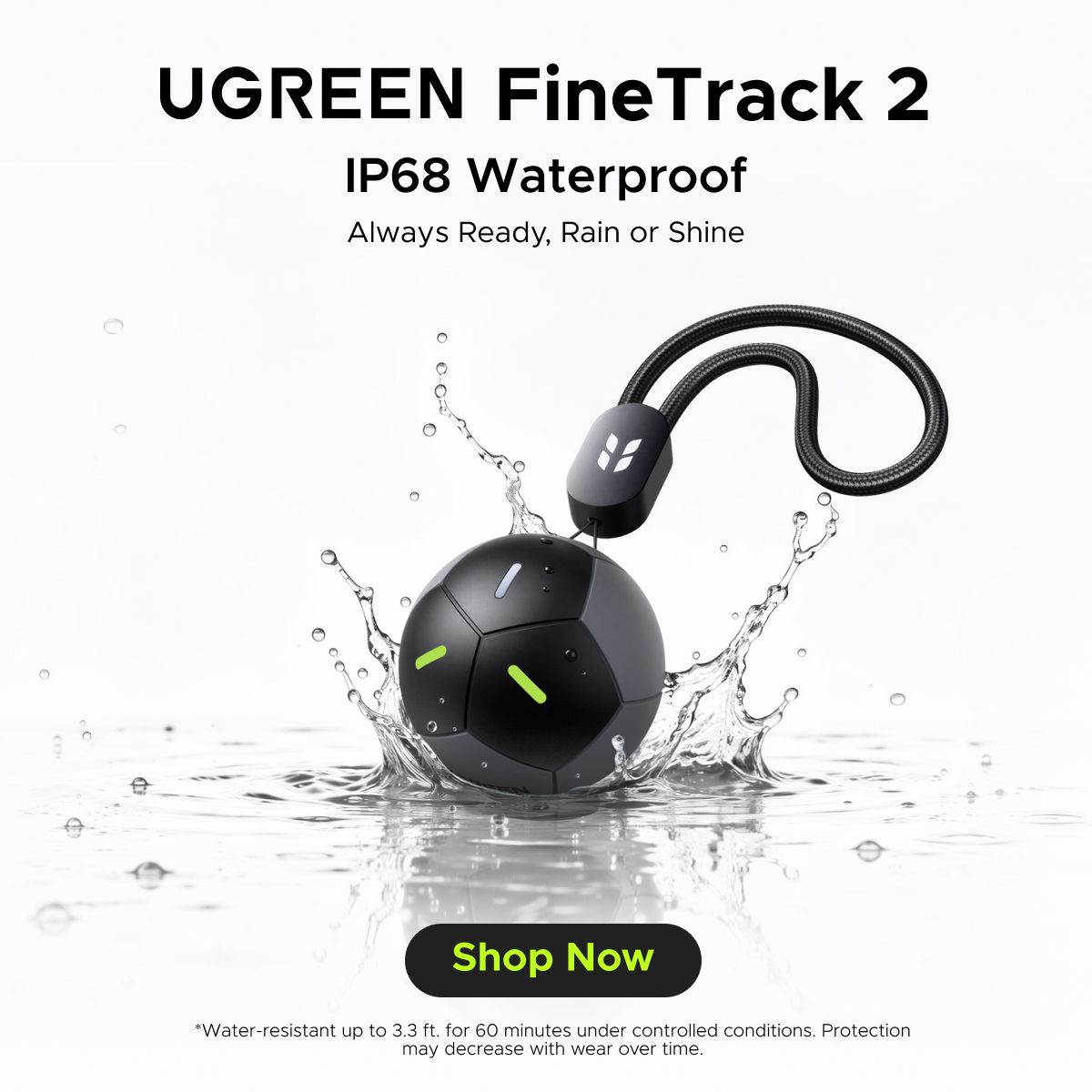 Technology Facebook ad example 46: UGREEN FineTrack 2 Smart Finder